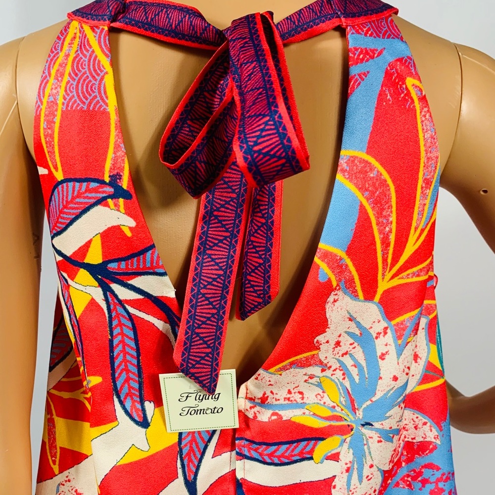 BNWTs Flying Tomato Tropical FLORAL ROMPER~Large - Picture 6 of 8